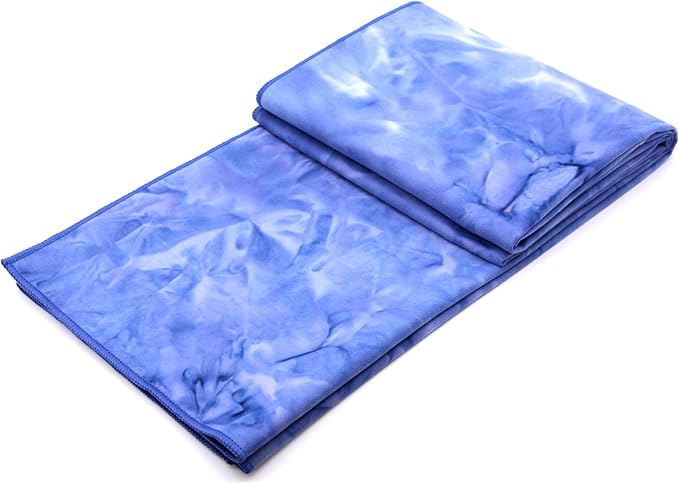 Eunzel Hot Yoga Towel Non-Slip Yoga Mat Towel Ultra-Absorbent Microfiber Towel for Hot Yoga, Pilates，Bikram and Workout 26.5"x 72"