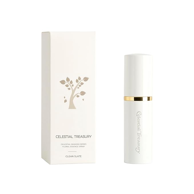 Blessed Floral Essence Spray - Clean Slate - Distilled Liquid from Five Elements Vitality Aqua with Sacred Plant Concoction - Purifying Body & Mind Removing Unwanted Elements - 30ml