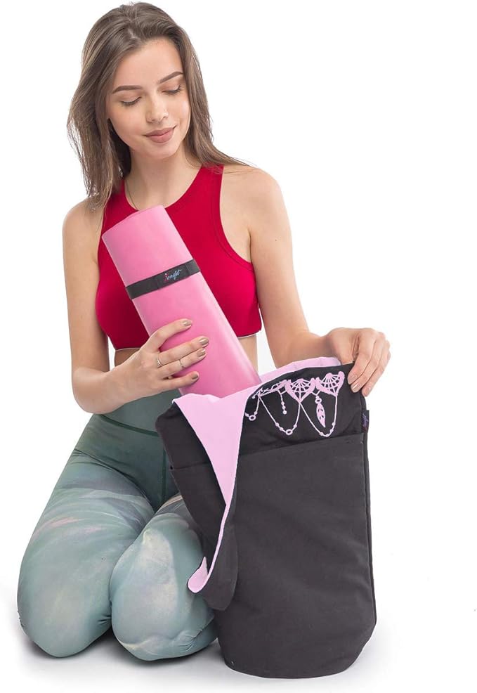 Zenifit Yoga Mat Bag – Versatile Yoga Bag with Mat Straps & Storage Pockets, Holds Yoga & Pilates Mats, Lightweight & Durable