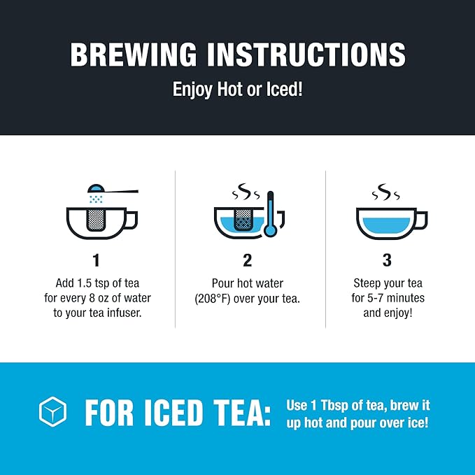 Tiesta Tea - Lemon Ginger Turmeric, Loose Leaf, Lemon Ginger Herbal Tea, Premium Blend, Non Caffeinated Herbal, Make Hot or Iced & Brews Up to 50 Cups, 5 Ounce Refillable Tin