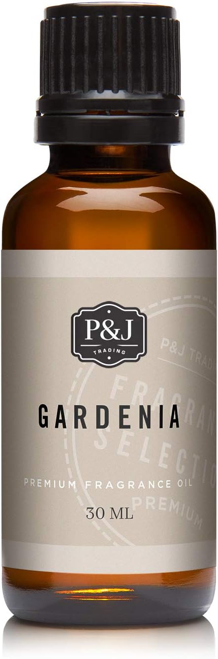 P&J Fragrance Oil Gardenia 30ml - Candle Scents, Soap Making, Diffuser Oil, Aromatherapy