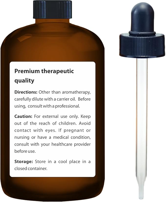 Eucalyptus Essential Oil - Huge 4 FL OZ - 100% Pure & Natural – Premium Natural Oil with Glass Dropper (Eucalyptus Oil)