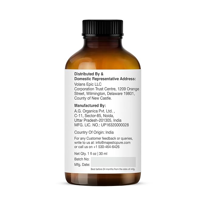 Majestic Pure Essential Oil with Glass Dropper - 100% Pure and Natural - Essential Oils for Diffuser, Aromatherapy, Soap and Candle Making, Helichrysum Essential Oil, Helichrysum Oil, 1 Fl Oz