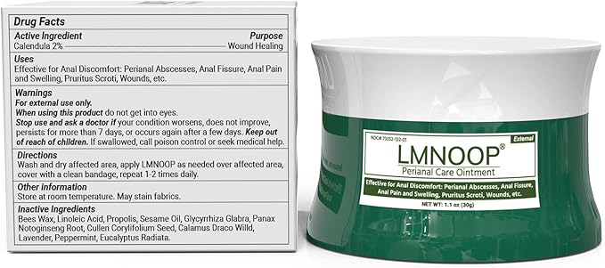 Perianal Repair Ointment: Treatments for Anal Fistula, Anal Fissure, Perianal Abscess, Rapid Relief from Pain, Burning, Itching, Swelling, Bleeding, and Discomfort by Jock Itch or Hemorrhoids