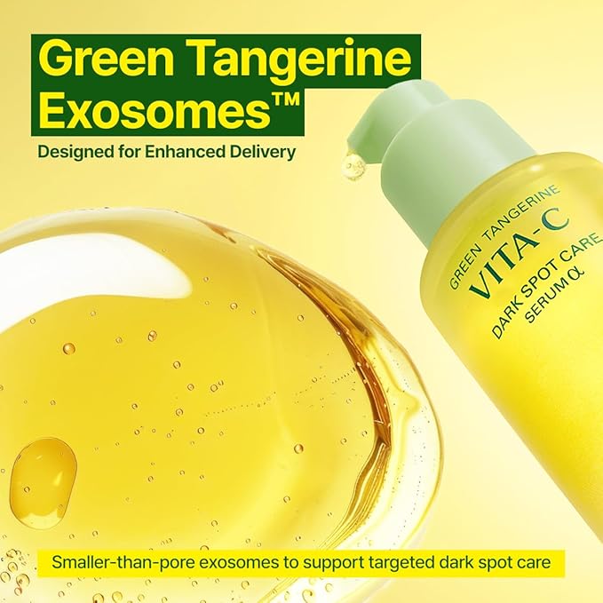 GOODAL Green Tangerine Vitamin C Serum [Advanced Ver.] – Brightening Serum with 5% Niacinamide & Exosome Technology | Fades Dark Spots, Evens Tone & Revives Radiance | Korean Skincare 1.01oz / 30ml
