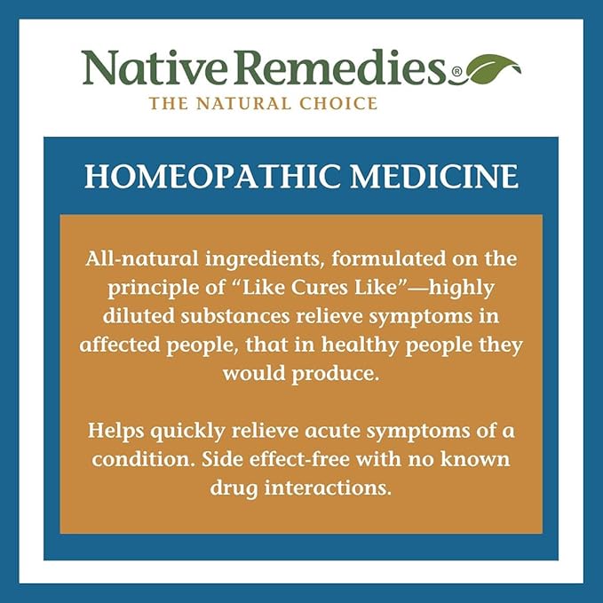 Native Remedies TremorSoothe - Natural Homeopathic Formula to Temporarily Control Shakes, Tremors, Muscle Spasms and Twitches -180 Tablets