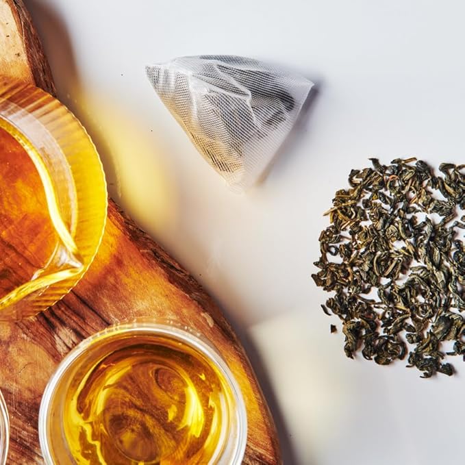 Grace Farms Organic JASMINE Green Tea (50 Pyramid Sachets) | Fragrant and Sweet | Fairtrade and Kosher Certified | Best Green Tea | Gives Back 100% of Profits