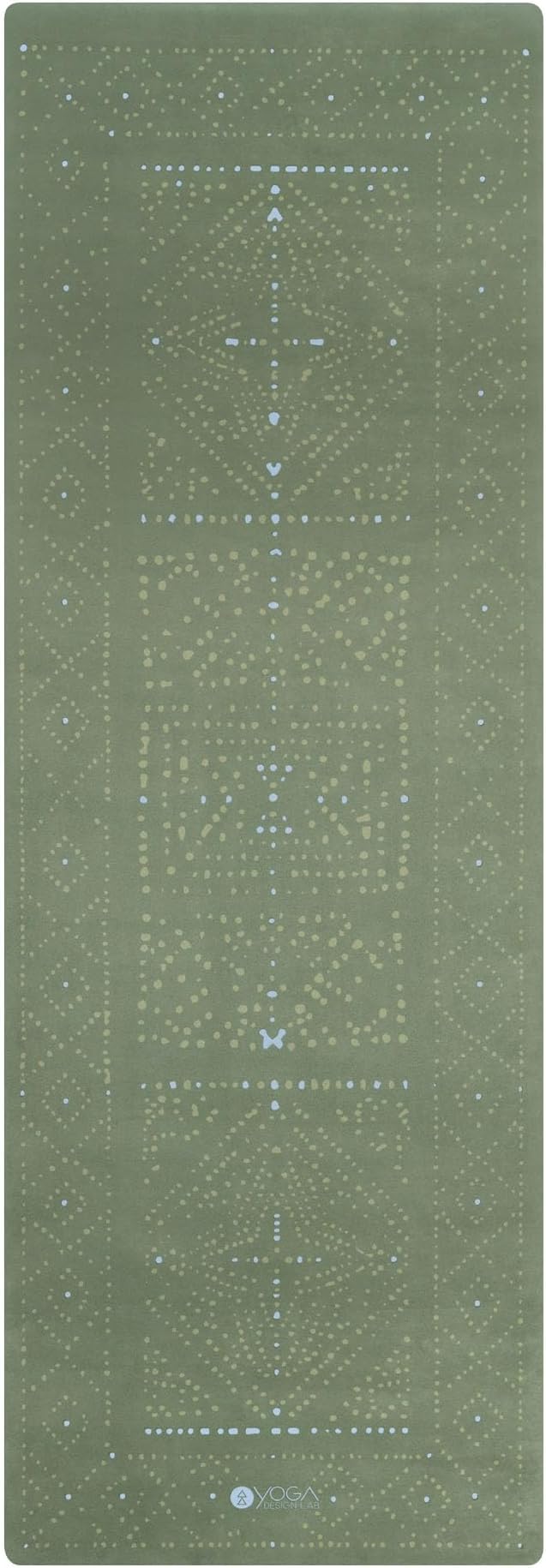 YOGA DESIGN LAB | The Combo Yoga Mat | 2-in-1 Mat+Towel | Eco Luxury | Ideal for Hot Yoga, Power, Bikram, Ashtanga, Sweat | Studio Quality | Includes Carrying Strap!