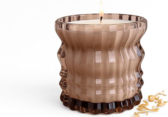 WILLOW | Non-Toxic Candle in Textured Glass Vessel