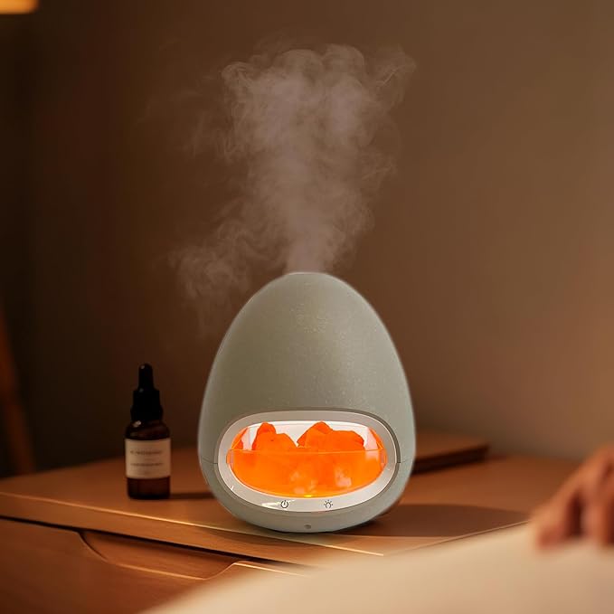LIFFY Aromatherapy Essential Oil Diffuser - Original Himalayan Salt Therapy Lamp, Large Capacity Ultrasonic Cool Mist Humidifier, Whisper-Quiet for Home, Office, Yoga, Spa & Gifts