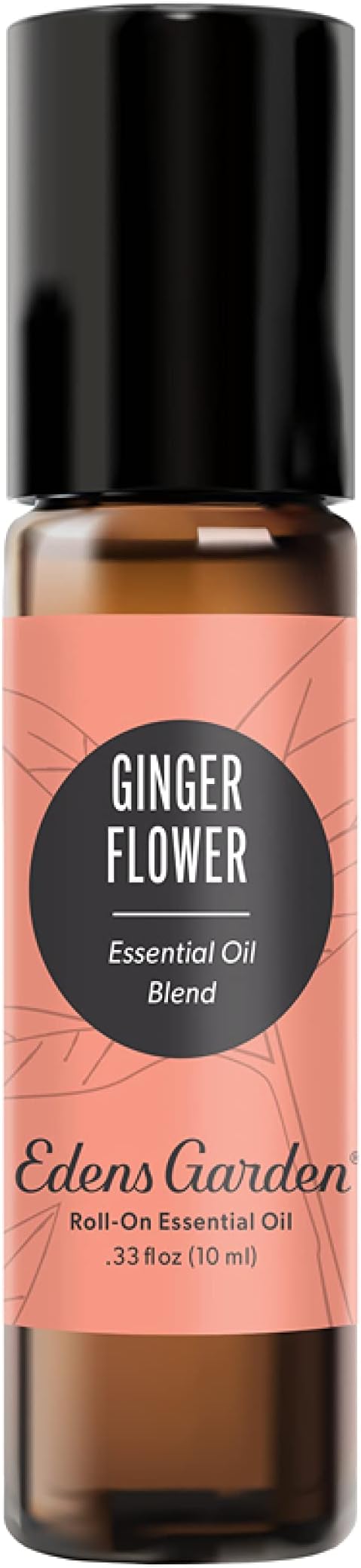 Edens Garden Ginger Flower Essential Oil Roll-On Blend- 100% Pure Premium Grade, Natural, Therapeutic, Aromatherapy, Kid & Skin Safe, The Best for Gifts, Relaxation Pre-Diluted 10 ml (.33 fl oz)