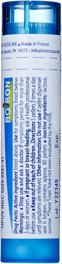 Boiron Homeopathic Medicine Borax, 30C Pellets, 80-Count Tubes (Pack of 5)
