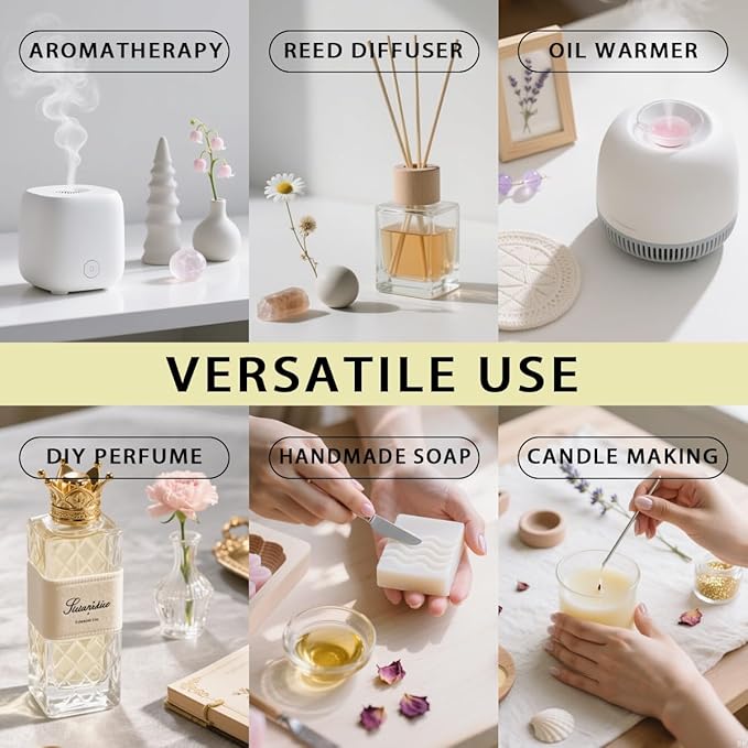 Chamomile Essential Oil, Chamomile Oil 16 Fl Oz 480 ML for Diffuser Humidifier Yoga Cleaning DIY Candle Soap Making Perfume Gift for Women Essential Oils