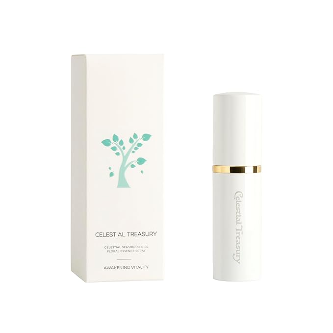 Blessed Floral Essence Spray - Awakening Vitality - Distilled Liquid from Five Elements Vitality Aqua with Sacred Plant Concoction - Enhance Energy Flow, Relieving Discomfort - 30ml