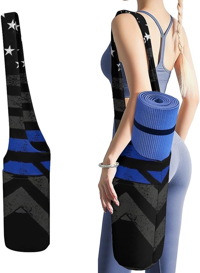 Aiyoolee Yoga Mat Bag Large Tote Carrier Holder with Water Bottle Pocket Yoga Bags