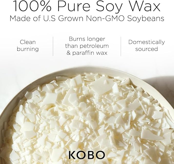 KOBO Canyon Scented Candle for Home (11 oz) – 100% Pure Soy Candle – 80-Hour Long-Lasting, Clean Burn Time – All Natural, Vegan, Non-GMO