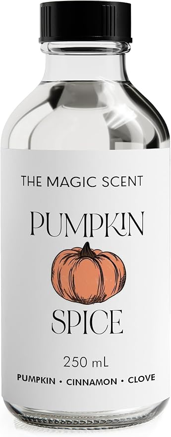 The Magic Scent Pumpkin Spice Aroma Oil - Diffuser Oil Scent - Cold-Air & Ultrasonic Diffuser - Pumpkin Essential Aromatherapy - 8.5 fl oz, 250 mL