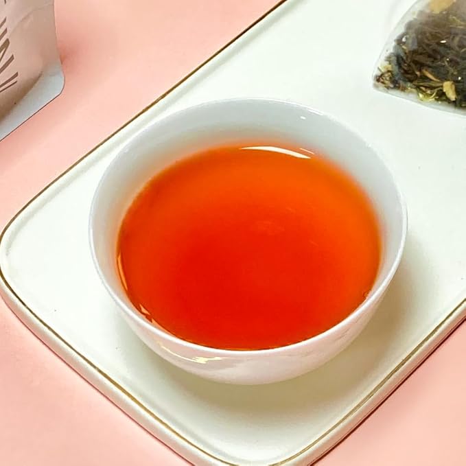 XIEJINJI Jasmine Black Tea - 40 Count, Special Blend Black Tea with Jasmine, Fragrant Floral Aroma, Eco-Conscious Tea Bags, 4.5 Oz