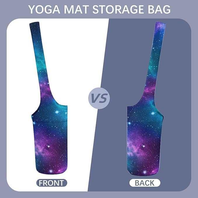 Meaudiwes Large Size Yoga Mat Bag with Long Strap, Yoga Mats Carrier Storage Bag, Exercise Mat Holder Accessories