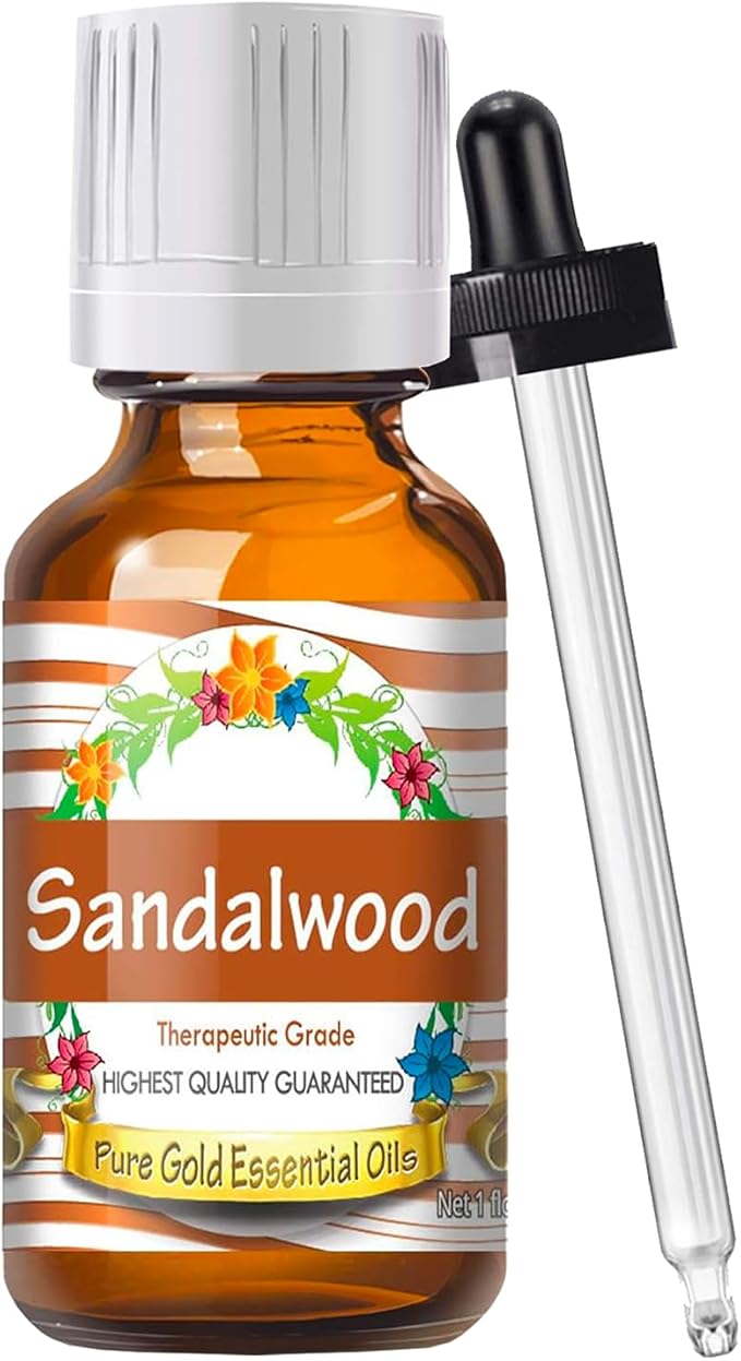 Pure Gold Essential Oils Pure Gold Sandalwood Essential Oil 30ml (1 fl oz)