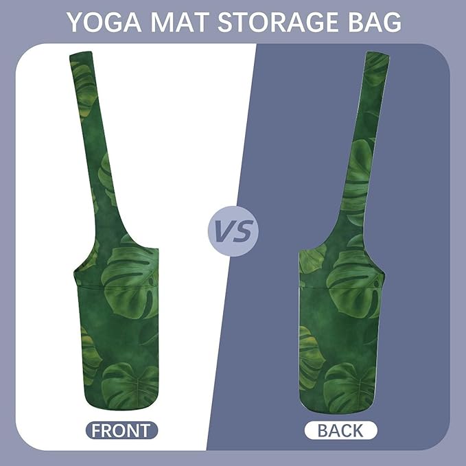 KKdskkds Vintage RoseYoga Mat Bag Large Opening Long Tote Yoga Mat with Pocket Fit Most Size Mats