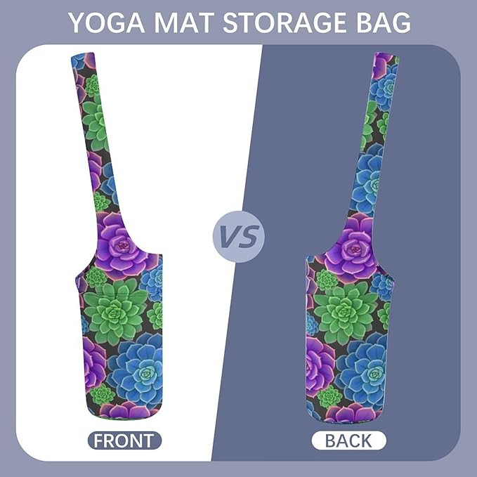 Aiyoolee Yoga Mat Bag for Women with Large Pocket, Yoga Gifts Accessories with Adjustable Shoulder Strap for Workout Stuff