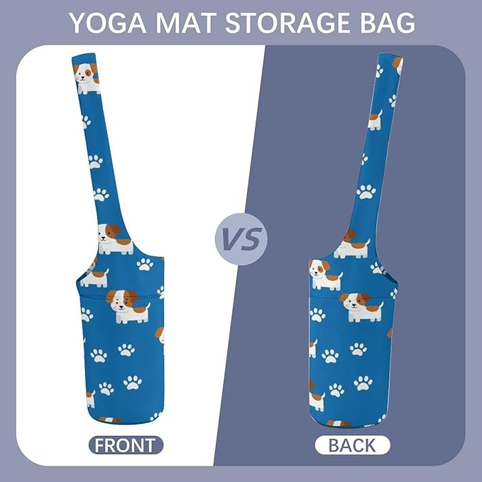 Meaudiwes Large Size Yoga Mat Bag with Long Strap, Yoga Mats Carrier Storage Bag, Exercise Mat Holder Accessories