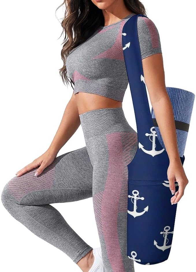 Aiyoolee Yoga Mat Bag Large Tote Carrier Holder with Water Bottle Pocket Yoga Bags
