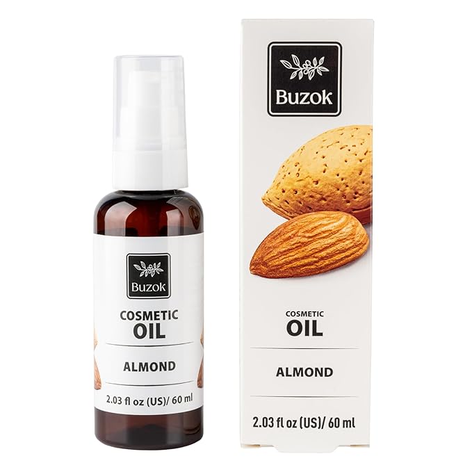Cosmetic Carrier Oil Collection – Natural Plant Oils for Skin Care, Massage & DIY Beauty Use – Multiple Oils Available – For External Cosmetic Use (Almond)