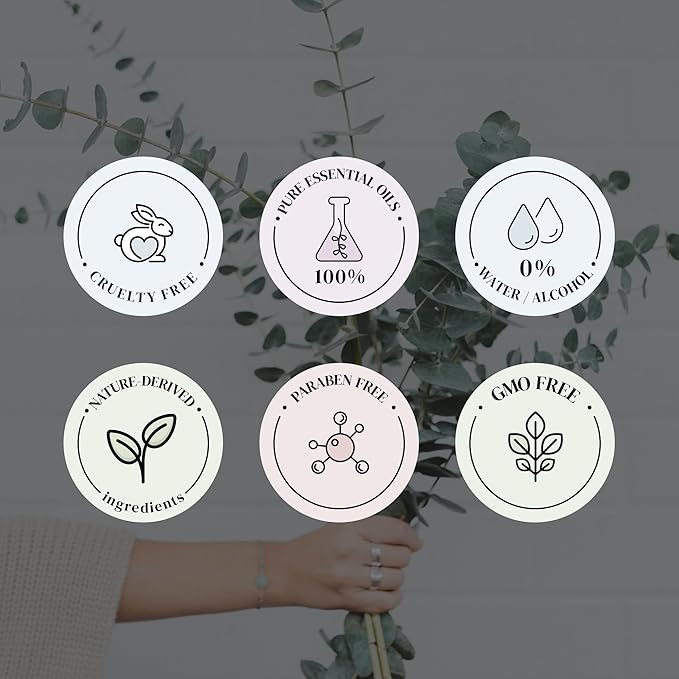 Eucalyptus Mint Essential Oils for Diffusers for Home, Nature-Based Eucalyptus Essential Oil, Long-Lasting & Family-Friendly Diffuser Oils Scents, IFRA Certified, Cold Air & Ultrasonic-4 oz