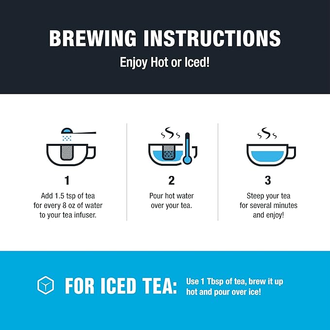 Tiesta Tea - Orange Spice Tea, Loose Leaf, Cinnamon Orange Black Tea, Premium High Caffeine Tea Blend, Make Hot or Iced & Up to 50 Cups, 5 oz Refillable Tin