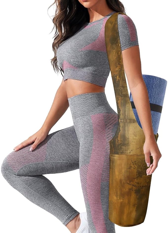 KKdskkds Fantasy Evil EyesYoga Mat Bag Large Opening Long Tote Yoga Mat with Pocket Fit Most Size Mats