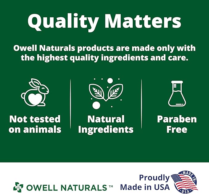 OWELL NATURALS Deep Penetrating Pain Relief Ointment, Natural Cream Fast Acting Formula for Back, Knee, Joint & Muscle Discomfort, Long-Lasting Soothing Balm, 7 oz