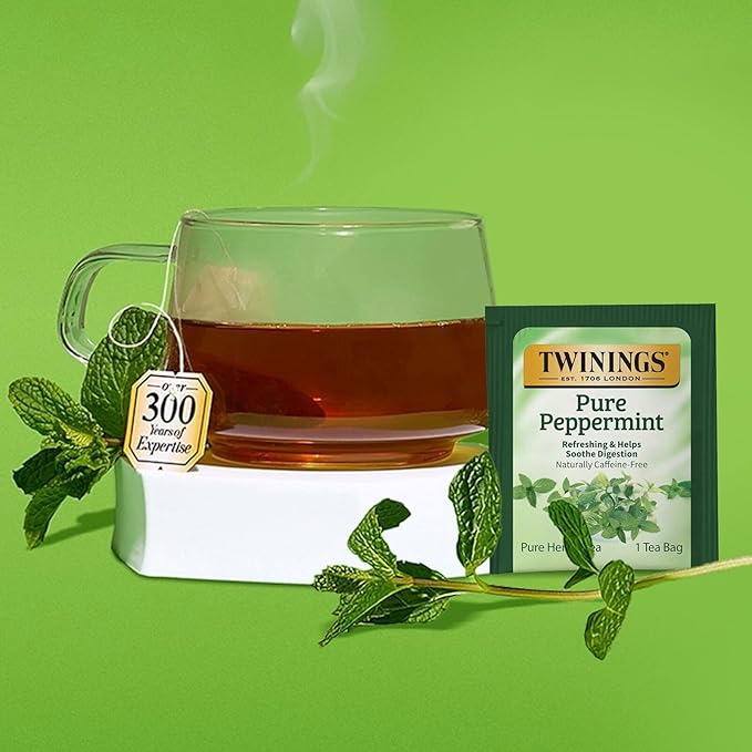 Best of Twinings, 56 Count, 7 Flavor Herbal & Black Tea Bag Variety Sampler, Caffeinated, Decaffeinated, Caffeine- free – Perfect Gourmet Gift Set