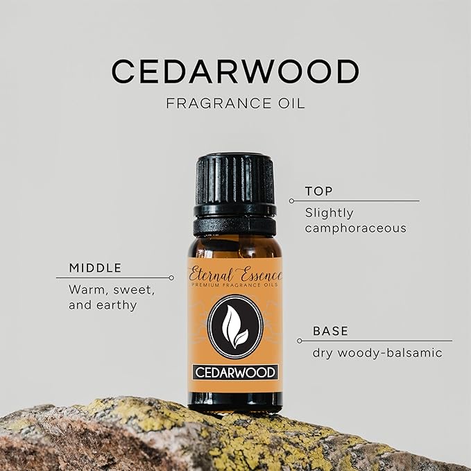 Cedarwood Premium Grade Fragrance Oil - 10ml - Scented Oils