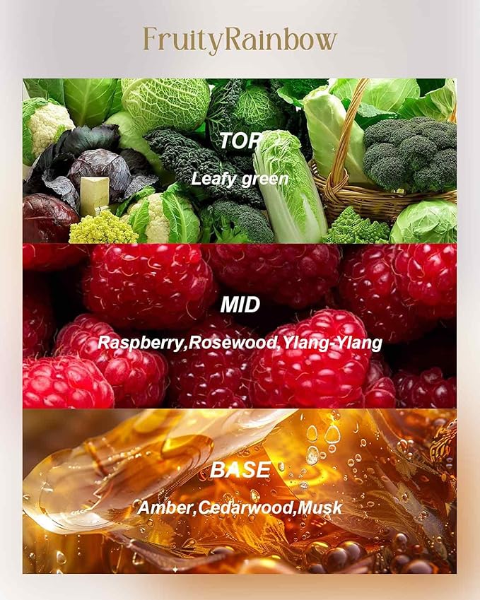 M&SENSE Fruity Rainbow Scented Candles Large 3 Wick Soy Tin Candle, Over 40 Hour Burning Time, 100% Natural Vegan Wax Relaxing Aromatherapy Aesthetic Candle Gift for Women Men