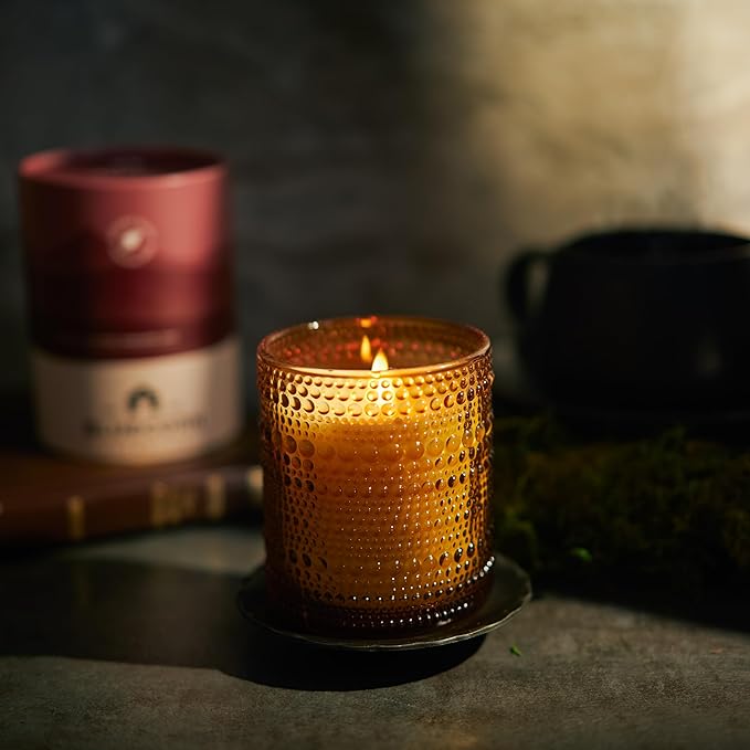 Bluecorn Aromática Scented Candle, Arroyo Fragrance with Black Pepper, Citrus & Amber, Vegan Coconut Wax Candle, Long Lasting Candle for Home Decor, Gifts for Women & Men, American Made, 11 Oz Jar