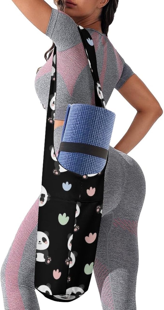 Meaudiwes Large Yoga Mat Bag Fit Most Size for Ladies Yoga Mats Carrier Bags Multi-Functional Exercise Mat Holder Storage Bag