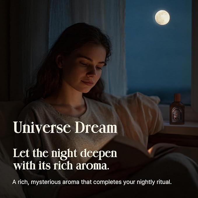 OPTATUM Pillow Mist - Aromatherapy Pillow Spray for Sheets, Linen & Bedding, Natural Essential Oils for Stress Relief, Gift for Someone Who Wants to Sleep Well - Universe Dream