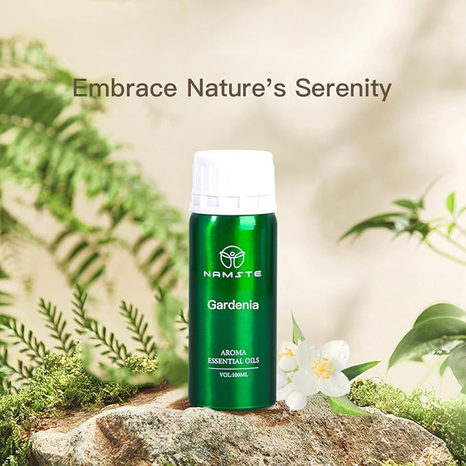 Gardenia Essential Oil Blends for Diffuser and Humidifier, Floral Air Freshener Liquid, Luxury Home Fragrance Oil 3.38 Fl Oz for Wedding Gift, Candle and Soap Making