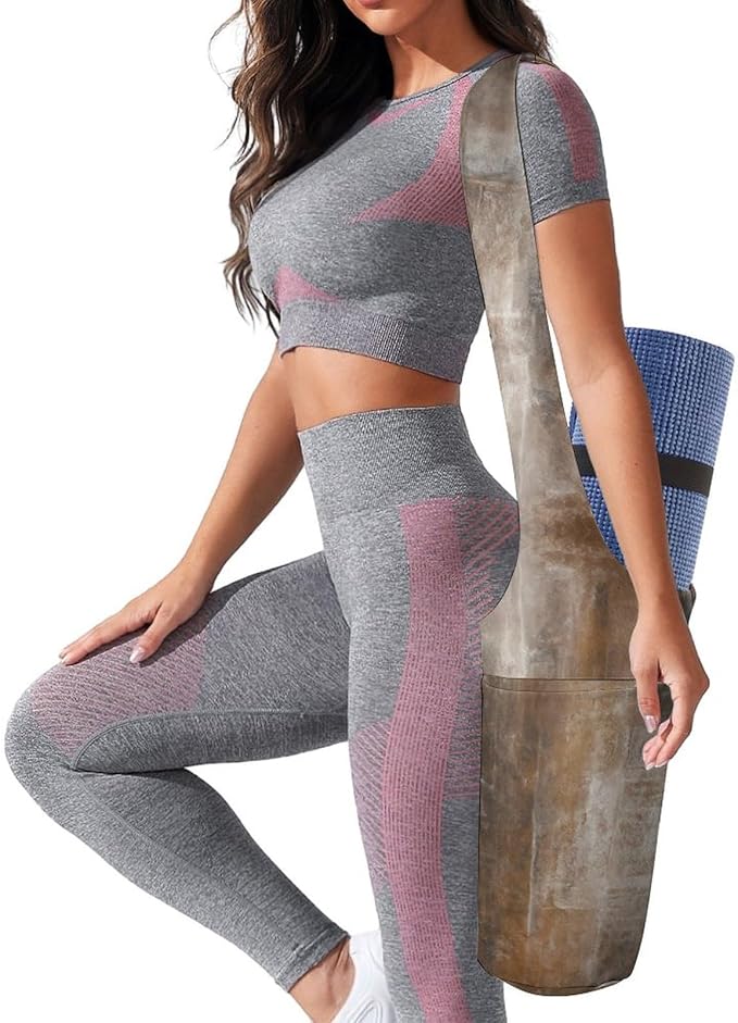 KKdskkds Fantasy Evil EyesYoga Mat Bag Large Opening Long Tote Yoga Mat with Pocket Fit Most Size Mats