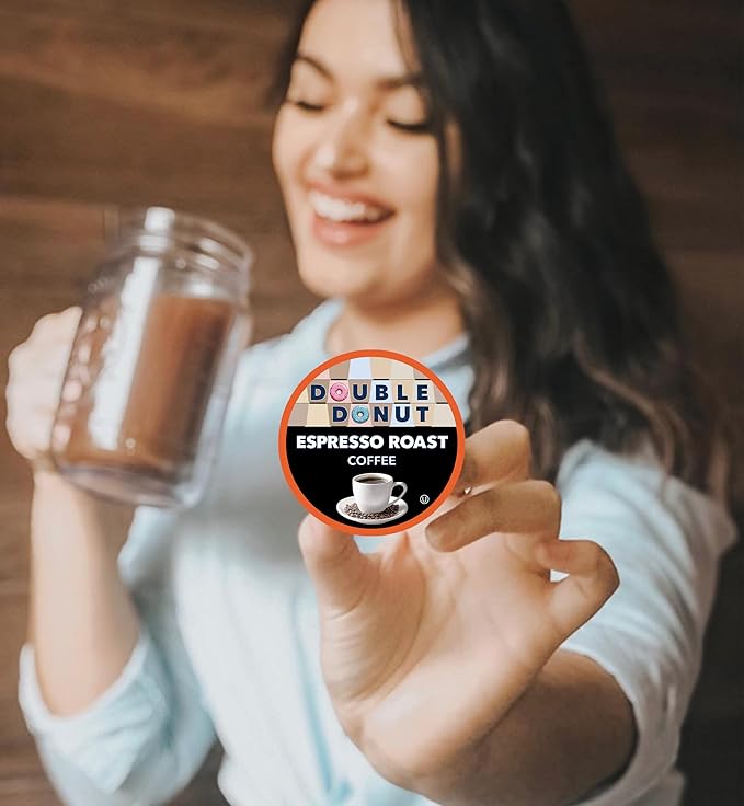Espresso Coffee Pods (80 Pack) Dark Espresso Roast Coffee, Single-Serve Pods for Keurig K Cup Brewer Machines