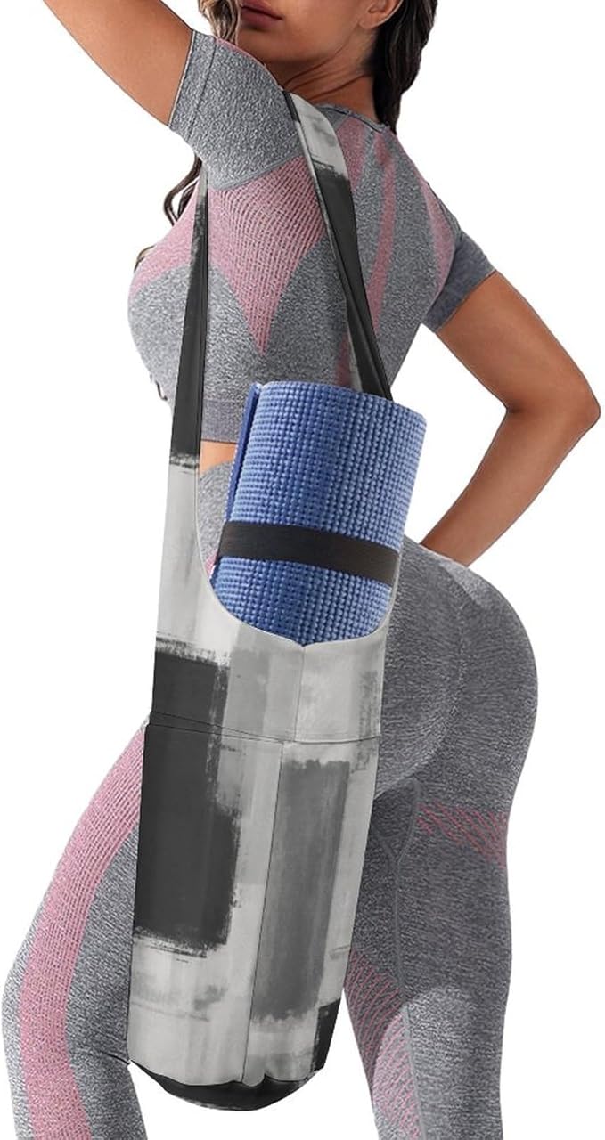 KKdskkds Fresh AvocadoYoga Mat Bag Large Opening Long Tote Yoga Mat with Pocket Fit Most Size Mats