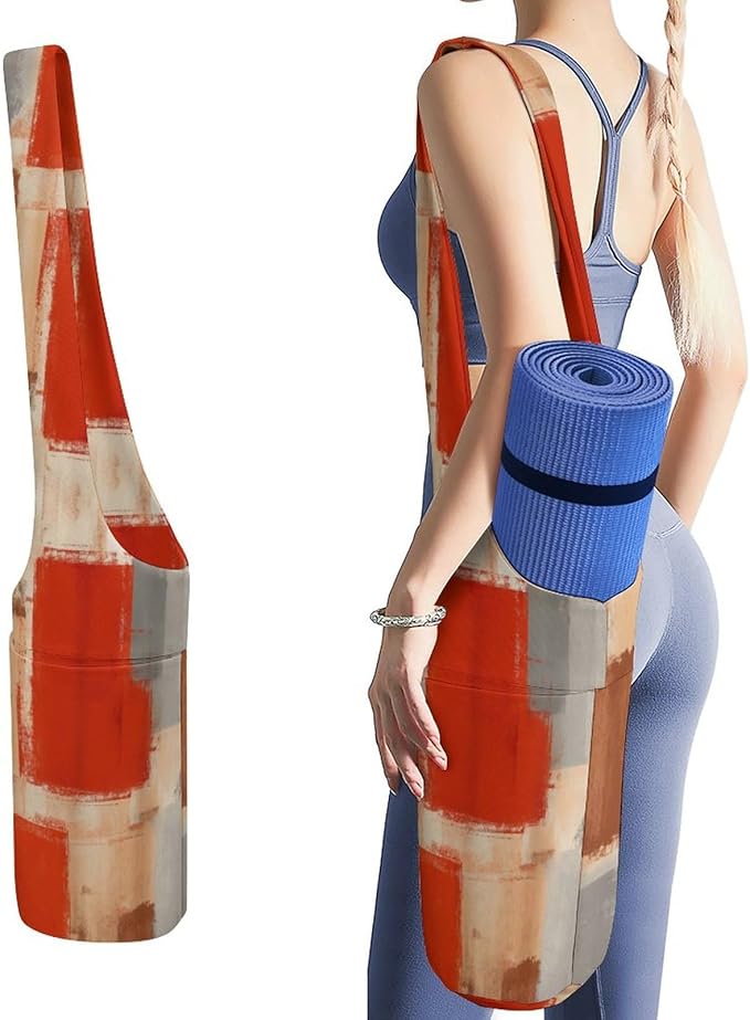 KKdskkds Fantasy Evil EyesYoga Mat Bag Large Opening Long Tote Yoga Mat with Pocket Fit Most Size Mats