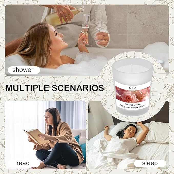 Aromatherapy Scented Candles Gift Set, Perfect Relaxation and Home Decor,Variety Scent 6 Pack Soy Candles for Men and Women Birthday, Valentine, Anniversary, Christmas Gifts(6 Pack-Style 2)