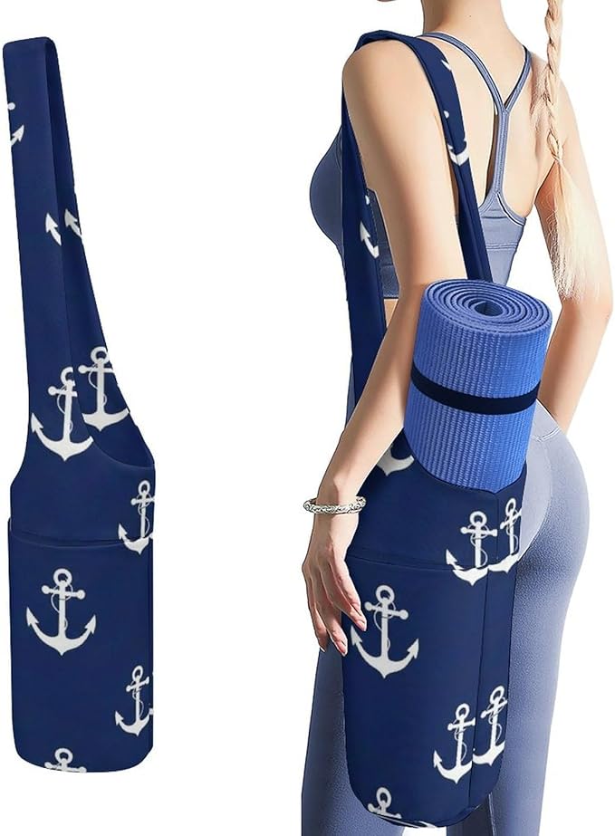 Aiyoolee Yoga Mat Bag Large Tote Carrier Holder with Water Bottle Pocket Yoga Bags