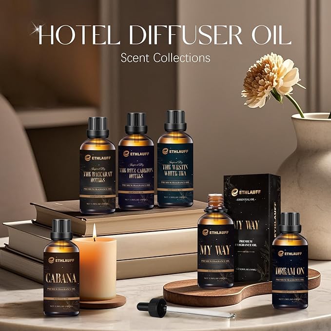 My Way Diffuser Oil, 100ML Hotel Diffuser Oil, Hotel Scent Blend，Aromatherapy Fragrance, Inspired by The 1 Miami Beach Scent | 3.38 fl oz