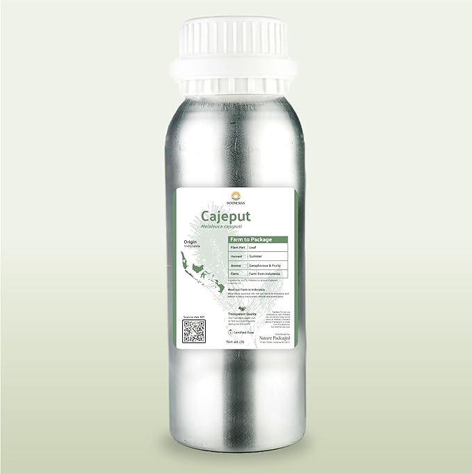 Cajeput Essential Oil (15ml) - Direct from Central Java, Indonesia - Essential Oils for Diffusers Aromatherapy; Essential Oils for Body; Massage Oils | 100% Pure Therapeutic Grade