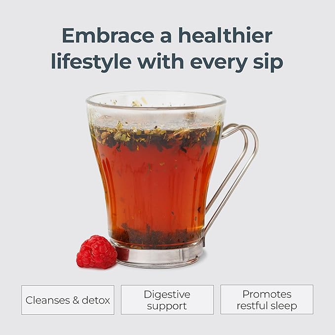 Michelle Peiret Liver Detox Tea, Milk Thistle Liver Detox, All Natural Ingredients Dandelion Tea, Cleanses & Promotes Overall Wellness - 15 Servings