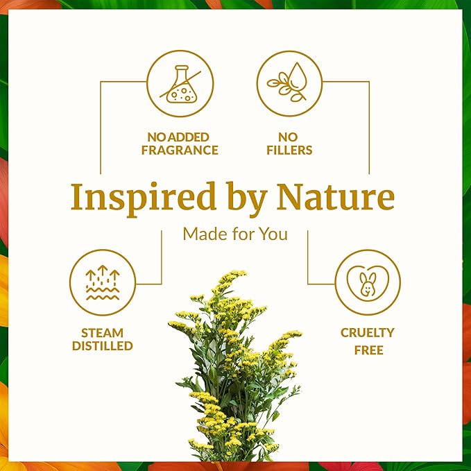 SVA Rue Essential Oil – 1/3 Fl Oz – 100% Natural Rue Oil - for Diffuser, Hair Care, Face, Skin Care, Aromatherapy, Scalp and Body Massage, Soap and Candle Making